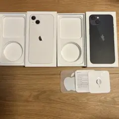 iPhone 13 ホワイト・ブラック 箱のみ2個セット