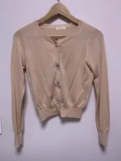 サーモンピンクカーディガン