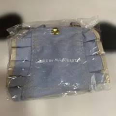 JILL by JILL STUART フリルポーチ ライトブルー
