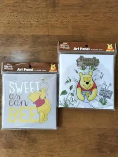 くまのプーさん アートパネル 2枚セット