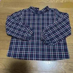 イーストボーイ チェック柄バルーンスリーブシャツ