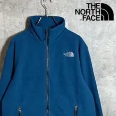 ザノースフェイス　フリース　フリースジャケット　美品　ターコイズブルー　メンズM
