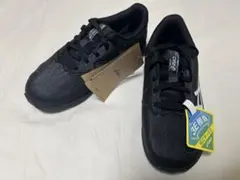 アシックス　ジュニアシューズ　黒　20.5cm
