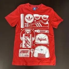 adidas Originals グラフィックTシャツ 赤