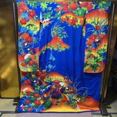 花嫁　引振袖　正絹　天井格子柄　比翼付き　緑 花嫁 引振袖 正絹 天井格子柄 比翼付き 緑 【公式通販】