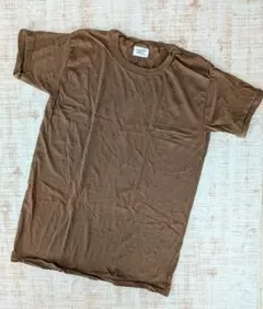③ デッドストック 90s 米軍 実物 Tシャツ XL コヨーテ ブラウン