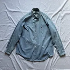 古着　90s　ラルフローレン　デニムシャツ　BDシャツ