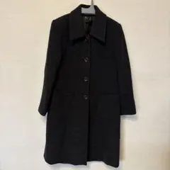 大きめダークグレー ロングコート