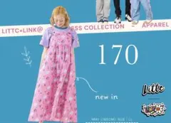 しまむら Littc✖️LINK@ Disneyプリンセスワンピース　サイズ170のサムネイル