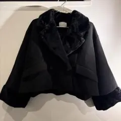 ウーリーテックファーショートコートのサムネイル
