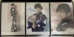 乃木坂46 池田瑛紗 生写真　2023 浴衣　3種コンプ