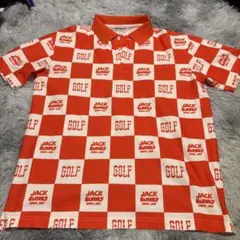 Jack Bunny チェック柄ゴルフシャツ サイズ4