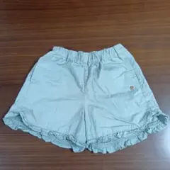 après les cours フリル付きショートパンツ グリーン