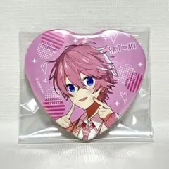 【匿名】 さとみ ハート缶バッジ 夏の苺文化祭 （ST579
