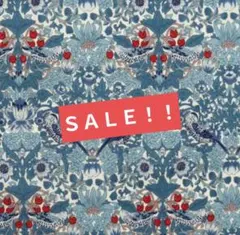 今だけ特別SALE！！リバティ♡タナローン♡ストロベリーシーフ　AE♡４m♡