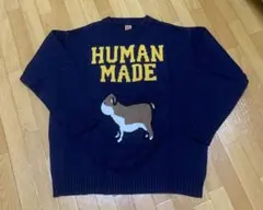 HUMAN MADE 犬刺繍 ニットセーター