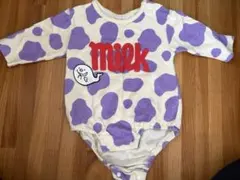 牛柄ロンパース 70cm