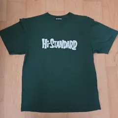 Hi-Standard ロゴ Tシャツ ダークグリーン
