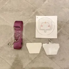 スマホストラップ ネックストラップ 首掛けストラップ 肩掛けストラップ パープル