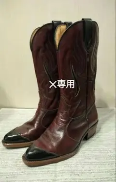 値下げ‼️SENDRA ウエスタンブーツ 赤 24cm - メルカリ