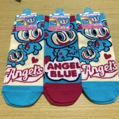 新品　エンジェルブルー　中村くん　靴下3足セット　22〜24センチ　ナルミヤ
