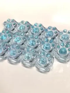 大特価【水色アソート】肉球キーキャップ14こ