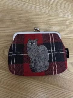がま口ポーチ