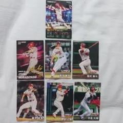 東北楽天ゴールデンイーグルス カルビー野球カード 7枚セット