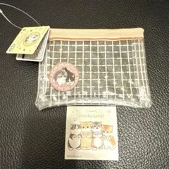 モフサンド　ミニメッシュポーチとステッカーセット