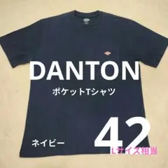 ✳️ DANTON ダントン ポケットTシャツ ねいびー　42のサムネイル