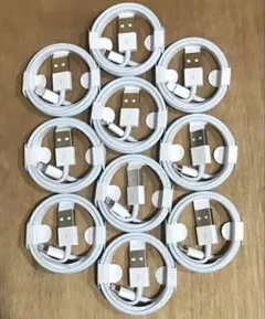 iPhone ライトニングケーブル　USB 1m 携帯　充電器　ケーブル 10本