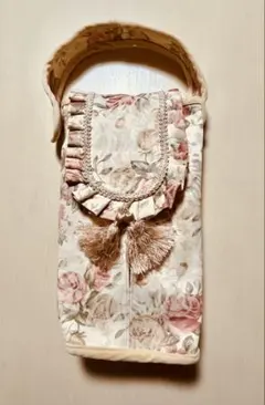 花柄ティッシュボックスカバー