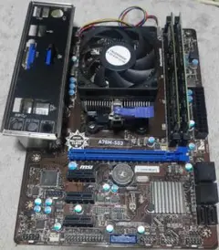 AMD A4-7300，16GBメモリ，MSI A78M-S03 マザーボード
