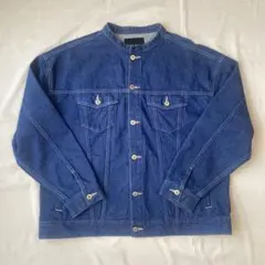 NIKO AND... デニムジャケット　L サイズ　ノーカラー