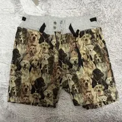 go slow caravan ゴブラン総柄ハーフパンツ 犬柄