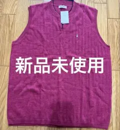 Hush Puppies 赤 えんじ色Vネック　ベストLLのサムネイル