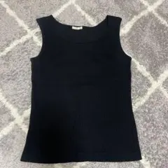 GUリブ編み タンクトップ S