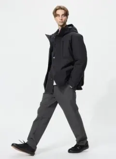 ウォームストレッチパンツ◆Mサイズ◆ダークグレー◆ユニクロ