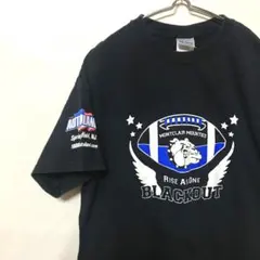 90s Old USA デザイン キャラクター ロゴ プリントバンド Tシャツ