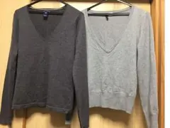 Gap ／H&M  Vネックセーター　２枚セット　美品　サイズL