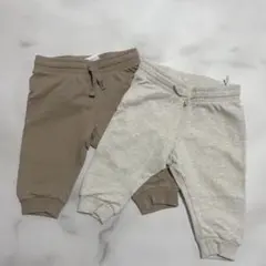 H&M ベビー パンツ 2点セット