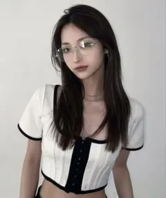 melt the lady bone line bicolor topsのサムネイル