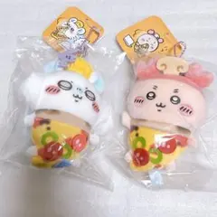 ちいかわ おそろいピザなマスコット モモンガ 古本屋 ハロウィン 2点セット