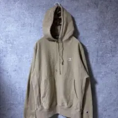 チャンピオン　champion リバースウィーブ スウェット　パーカー　黄土色