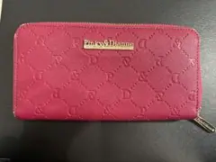 Pinky&Dianne ロゴ入りピンク長財布のサムネイル
