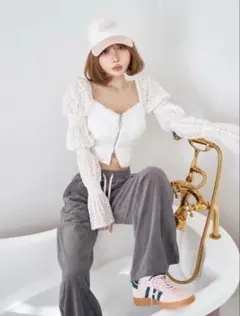 ダーリッチ　コットンレースデザイントップスのサムネイル