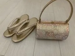 和装用バッグと下駄のセット　成人式など