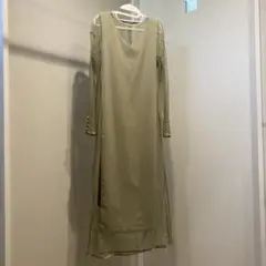 ameri vintage TULLE DOCKING DRESS（S）のサムネイル