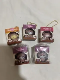 サンリオ　パッケージミニチュア　キーホルダー クロミ　マイメロ　ポムポムプリン