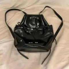 完売品】MatinKim チェーンバケットバッグ 黒 - メルカリ